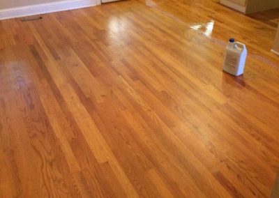 a floor in need of floor renewal