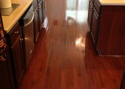 refinished kitchen floor